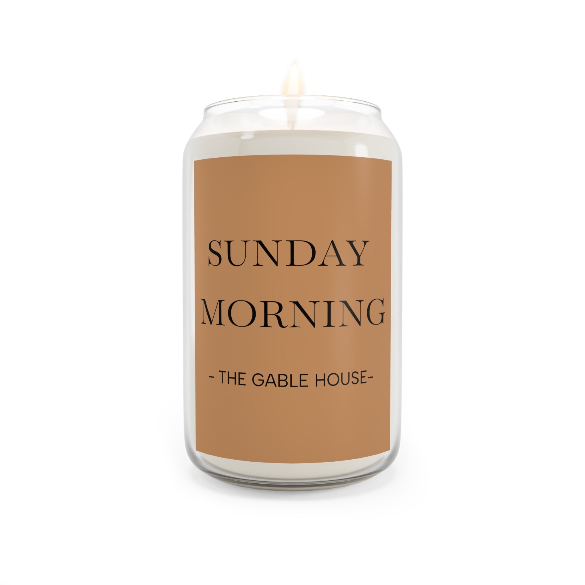 Sunday Morning Scented Soy Candle — 13.75oz Aromatic Jar (The Gable House)