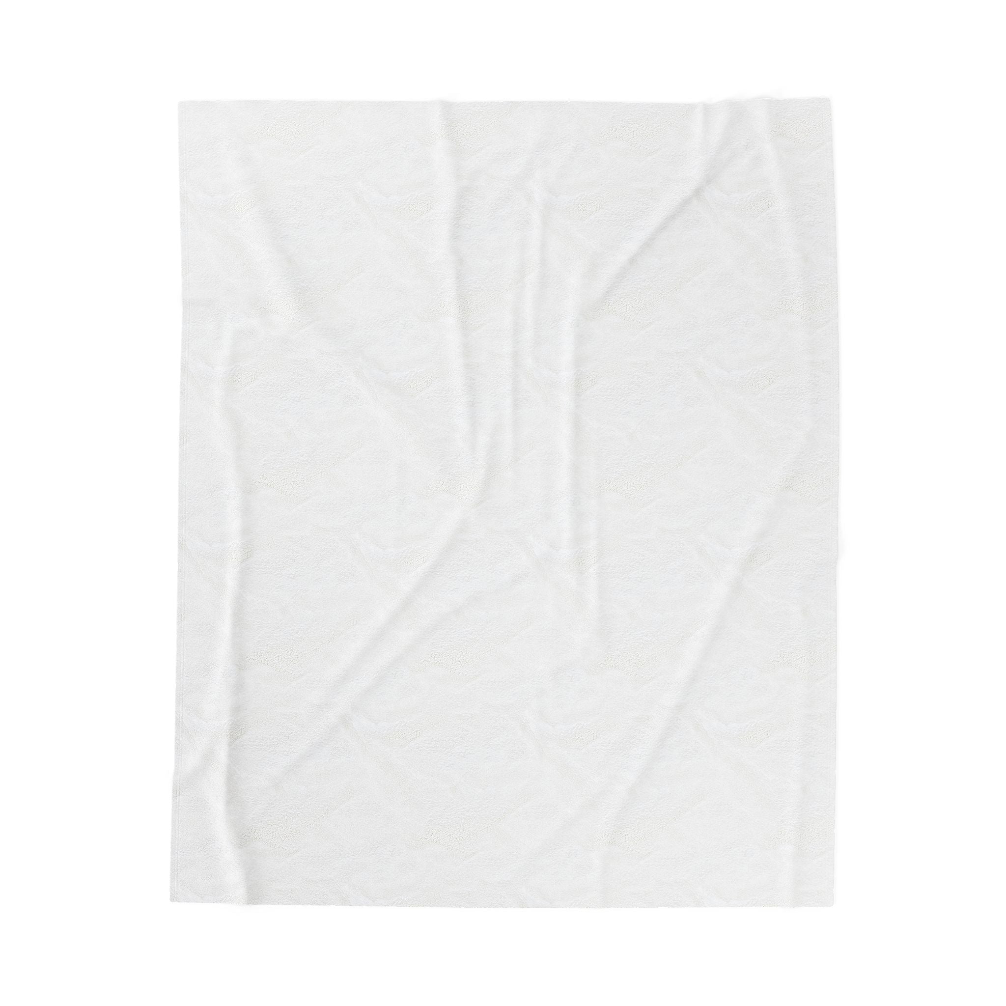 Velveteen Plush Blanket – Cozy Cottage Photo Throw with Hand-Heart Line Art