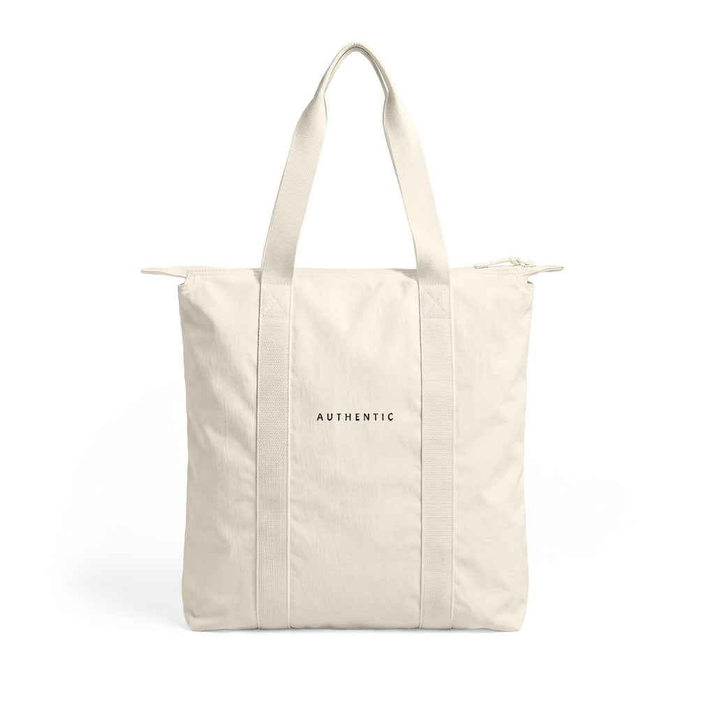 Teach With Heart Nomad Tote Bag — Zippered Teacher Carry-All