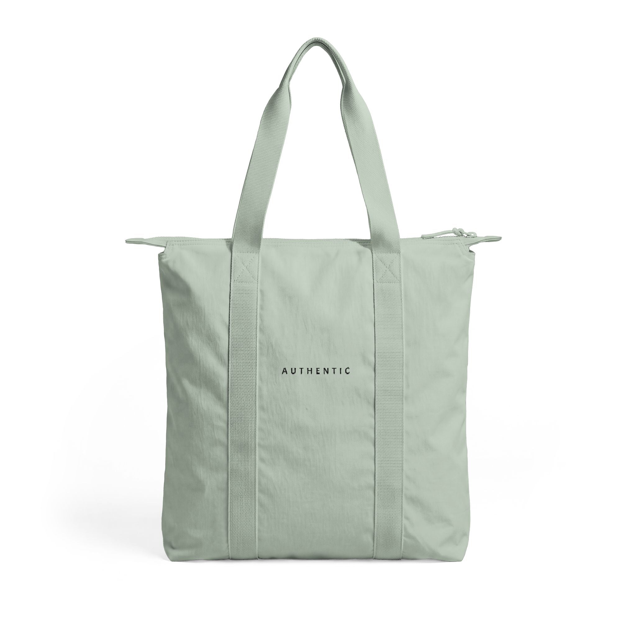 Teach With Heart Nomad Tote Bag — Zippered Teacher Carry-All