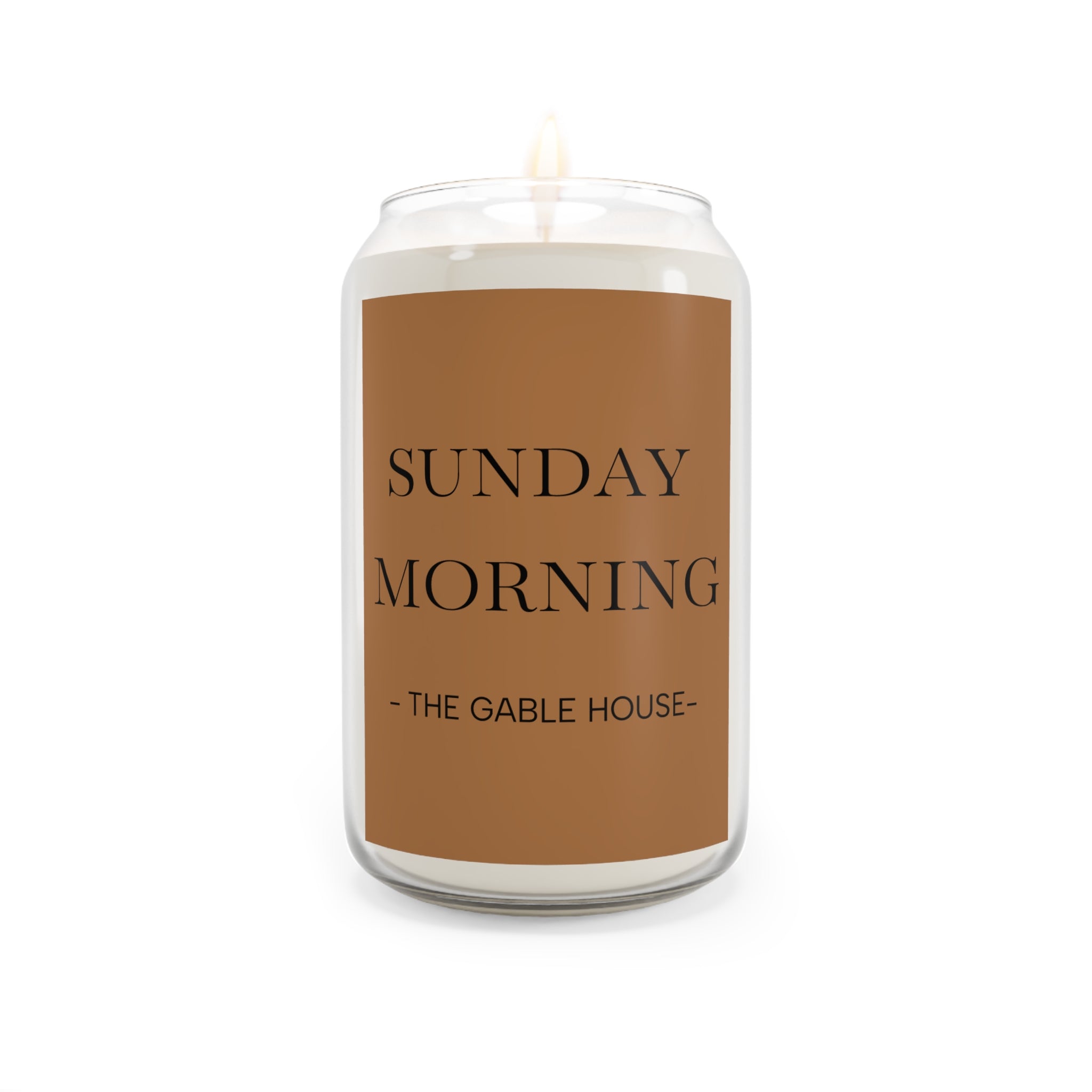 Sunday Morning Scented Soy Candle — 13.75oz Aromatic Jar (The Gable House)