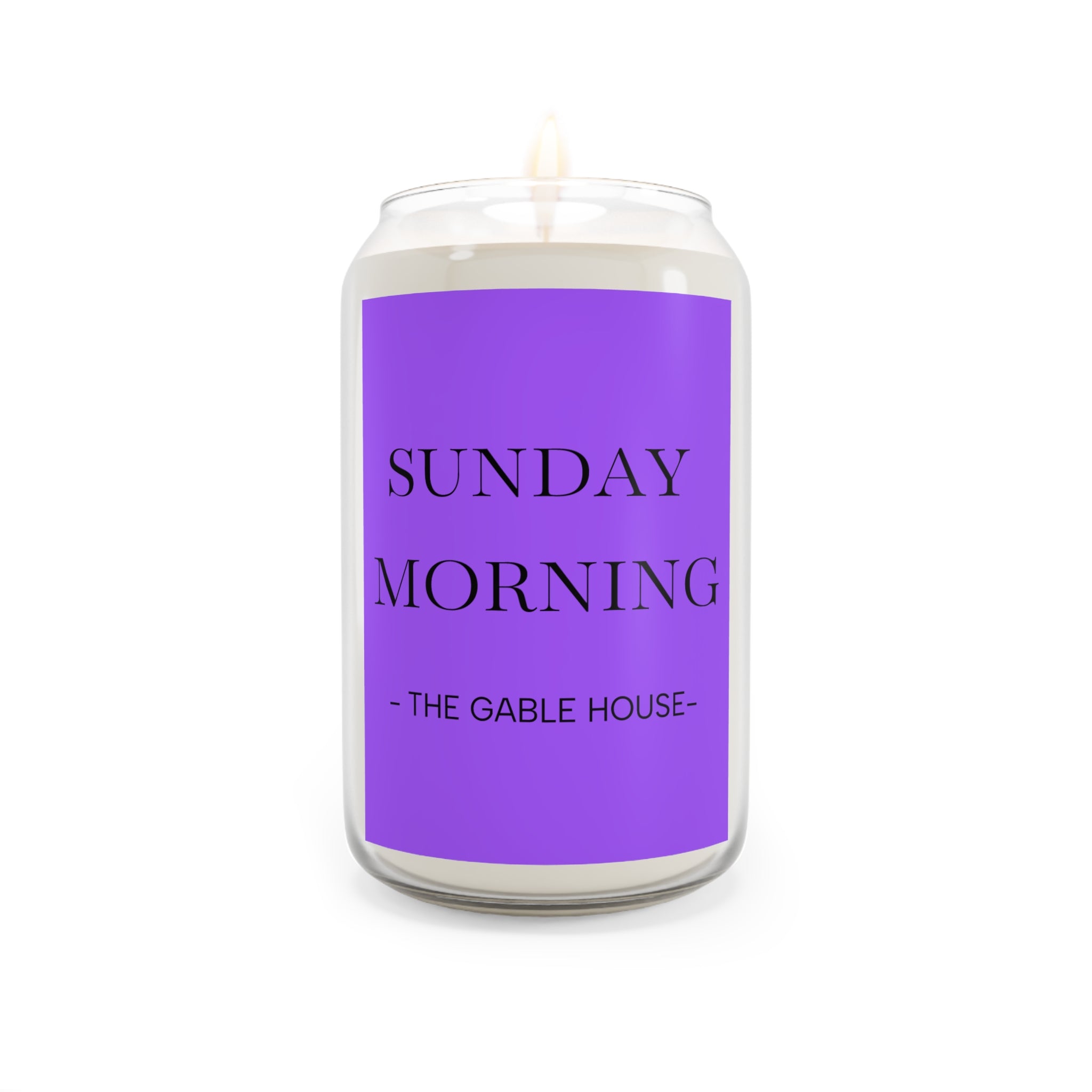 Sunday Morning Scented Soy Candle — 13.75oz Aromatic Jar (The Gable House)