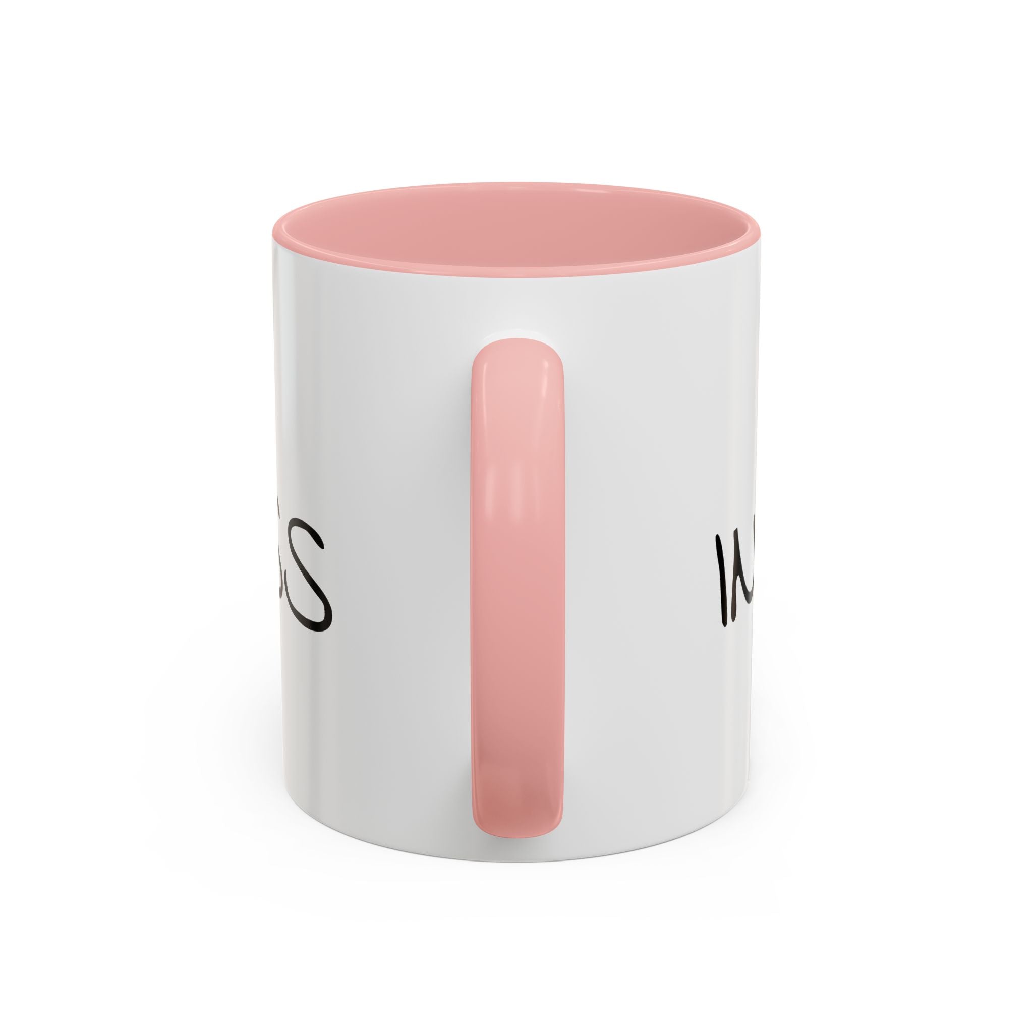Coffee Mug — "Mom Fuel, Progress" Accent Mug with Heart (11/15oz)